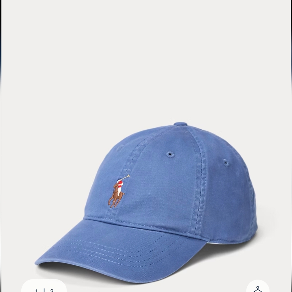 POLO RALPH LAUREN NWT Stretch-Cotton Twill Ball Cap